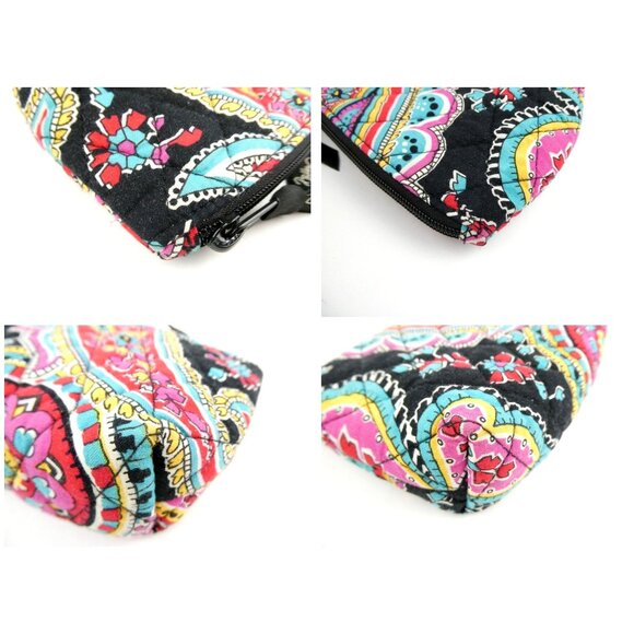 Vera Bradley Parisian Paisley Zip Cosmetic Case w/Mirror - Picture 11 of 13